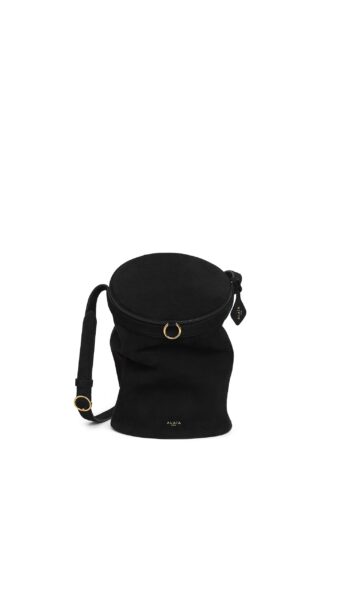Alaïa La Canette Medium Bag In Suede - Alaia Bags - Laser Cut Luxury - Shop at Luxury Shoes 