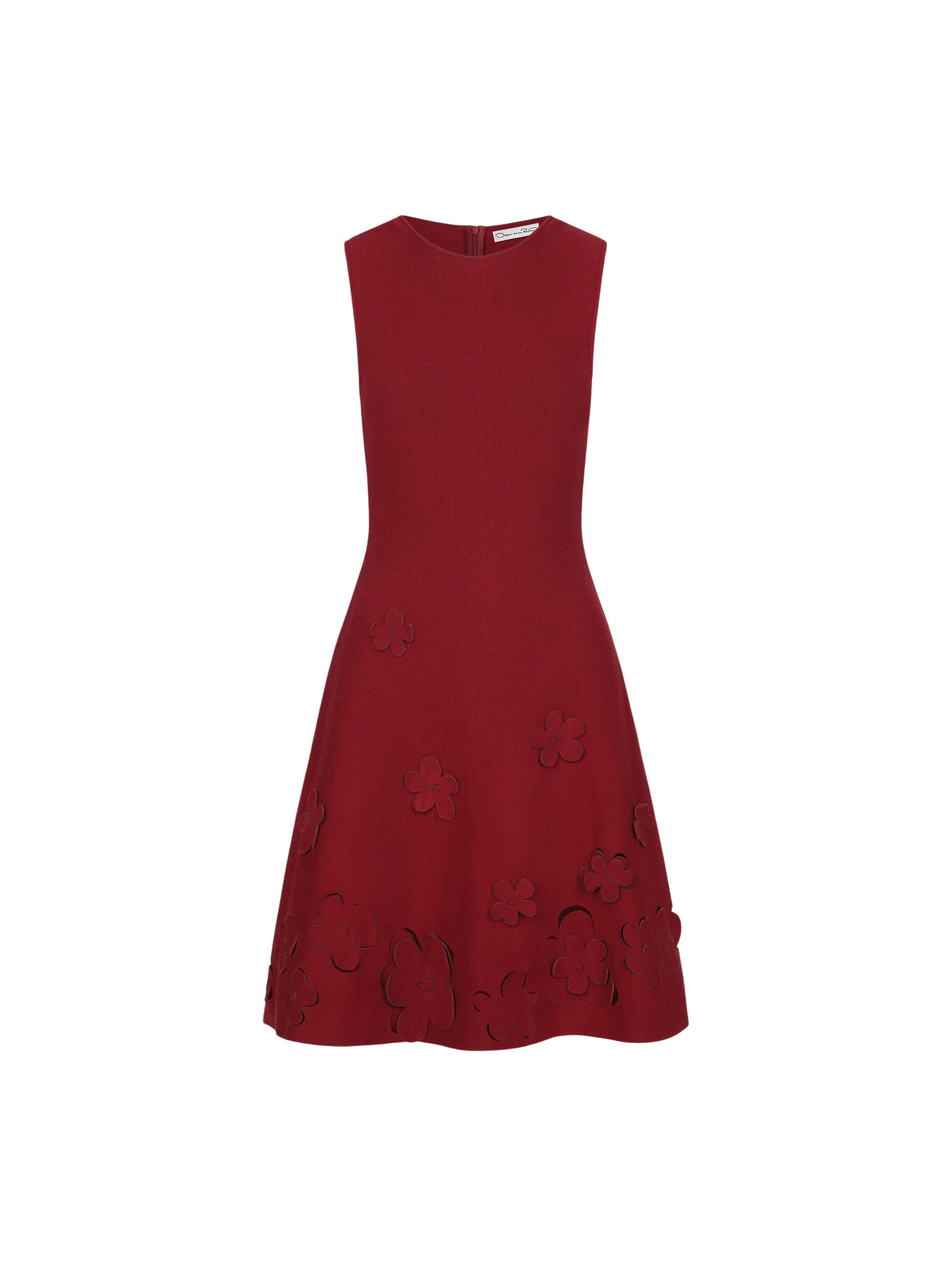 Laser-Cut-Floral-Knit-Dress-Oscar-de-la-Renta-Dresses48486_nobg Oscar de la Renta Laser-Cut Floral Knit Dress - Oscar de la Renta Dresses - American Couture - Shop at Luxury Shoes
