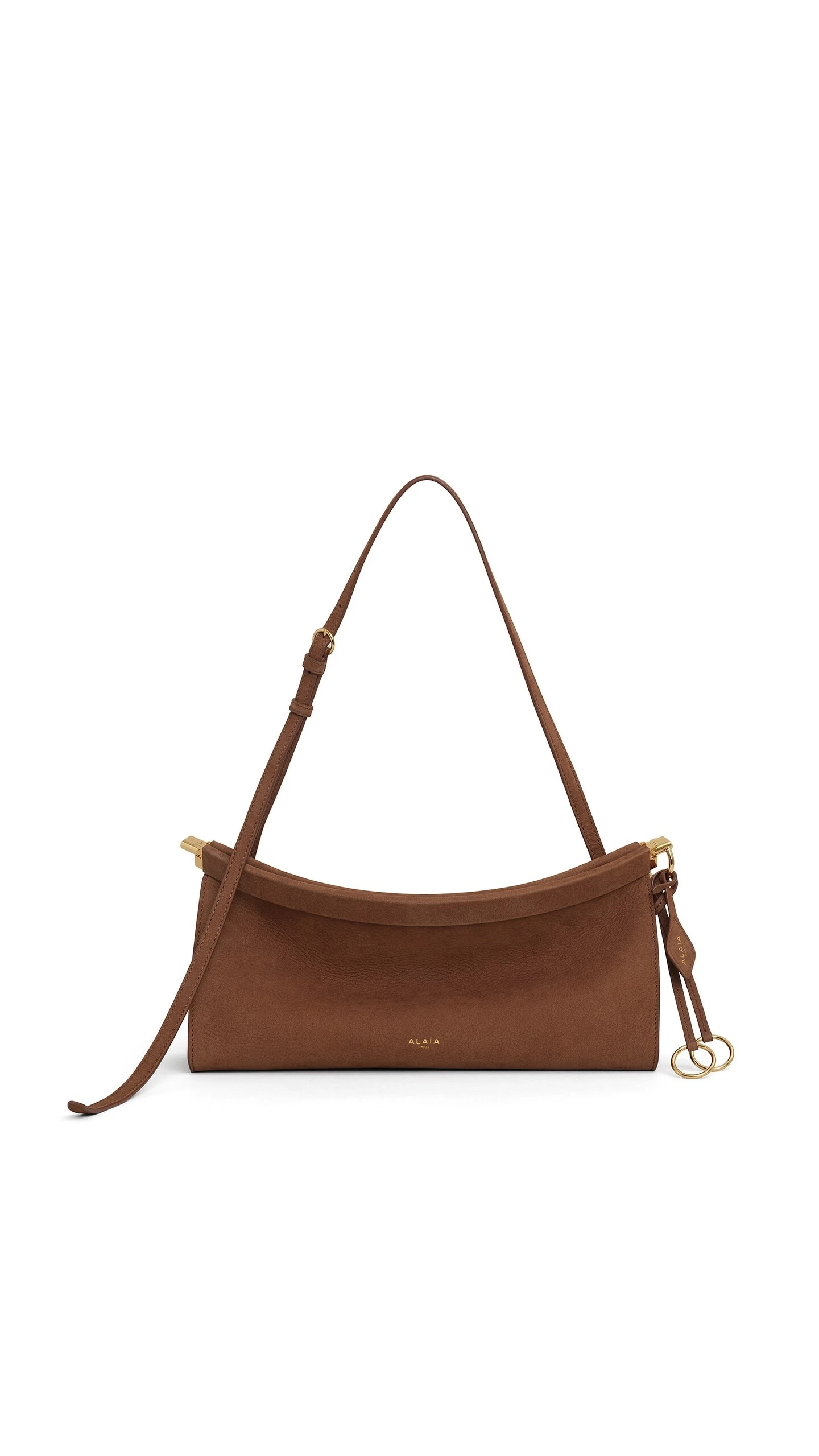 Alaïa Le Click East West Medium Bag In Nubuck - Alaia Bags - Laser Cut Luxury - Shop at Luxury Shoes Alaïa Le Click East West Medium Bag In Nubuck - Alaia Bags - Laser Cut Luxury - Shop at Luxury Shoes