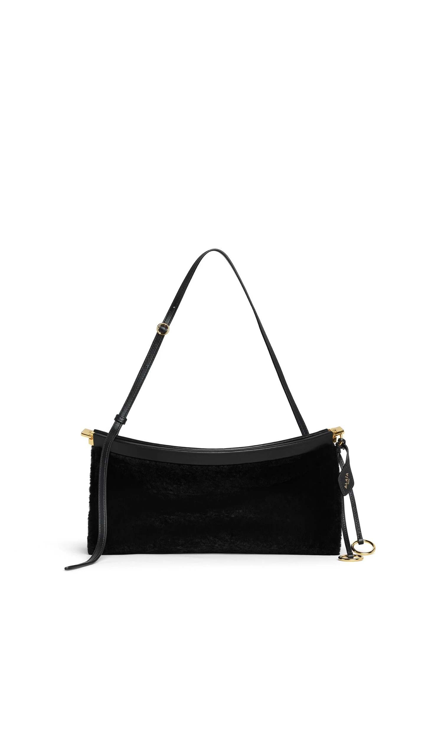 Alaïa Le Click East West Medium Bag In Shaved Shearling - Alaia Bags - Laser Cut Luxury - Shop at Luxury Shoes Alaïa Le Click East West Medium Bag In Shaved Shearling - Alaia Bags - Laser Cut Luxury - Shop at Luxury Shoes