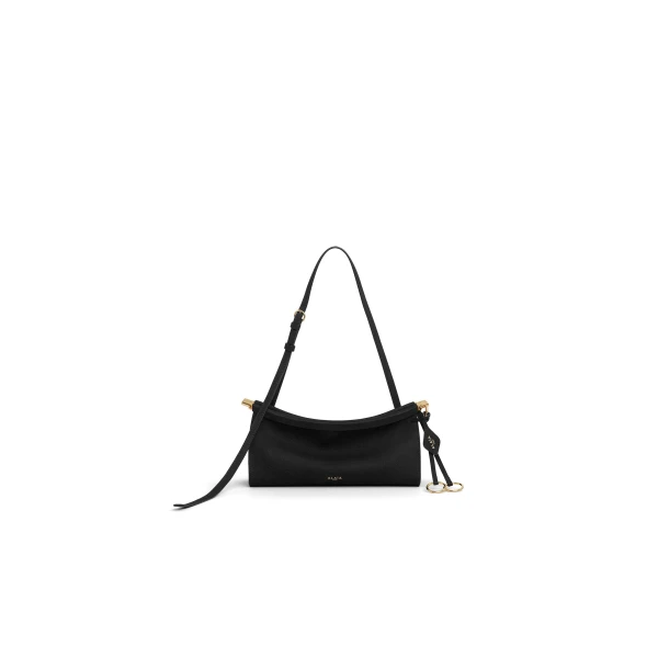 Alaïa Le Click East West Small Bag In Nubuck - Alaia Bags - Laser Cut Luxury - Shop at Luxury Shoes 