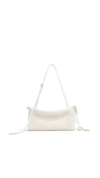 Alaïa Le Click East West Small Bag In Shaved Shearling - Alaia Bags - Laser Cut Luxury - Shop at Luxury Shoes 