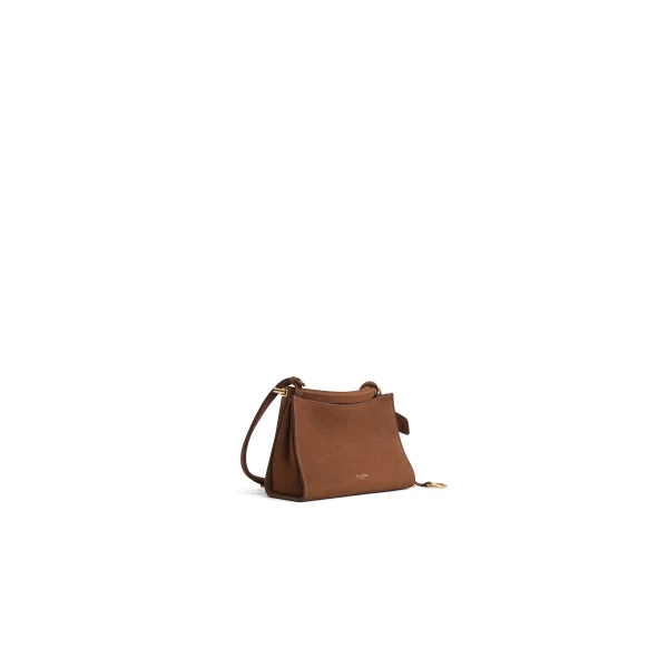 Alaïa Le Click Small Square Bag In Nubuck - Alaia Bags - Laser Cut Luxury - Shop at Luxury Shoes 
