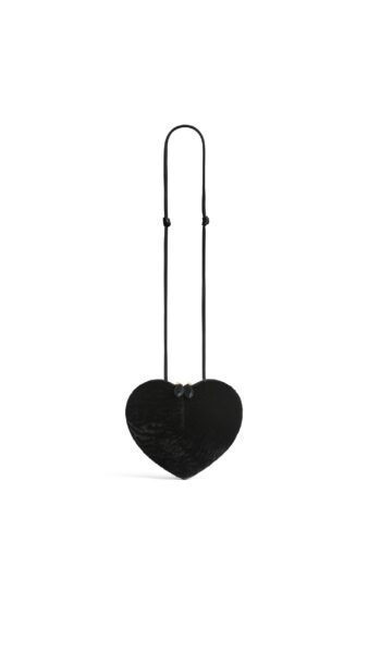 Alaïa Le Cœur Bag In Shaved Shearling - Alaia Bags - Laser Cut Luxury - Shop at Luxury Shoes 