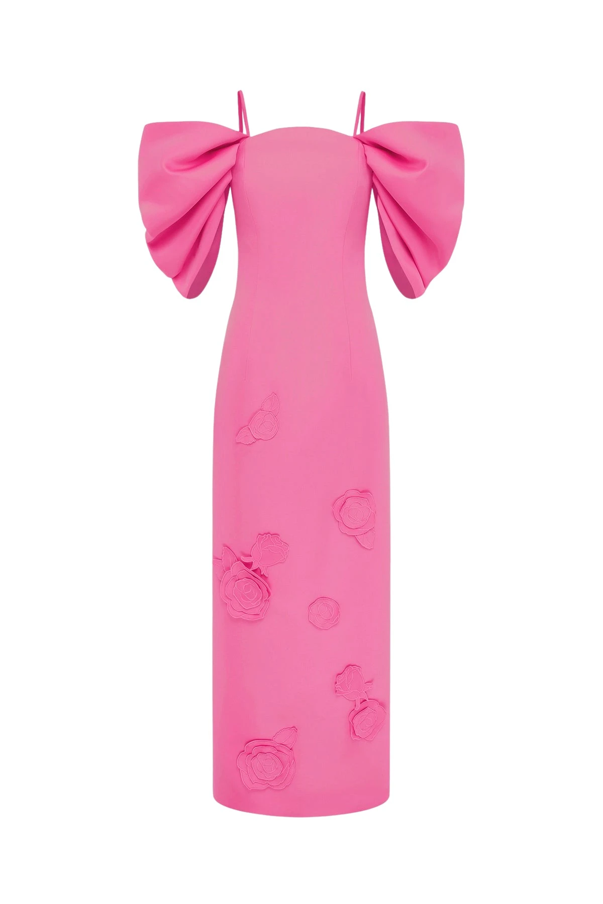 Leo-Lin-Arabella-761616_nobg Leo Lin Pink Dresses Premium appliqué maxi dress
