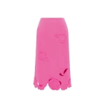 Leo-Lin-Carly77128_nobg Leo Lin Pink Skirts Premium appliqué midi skirt