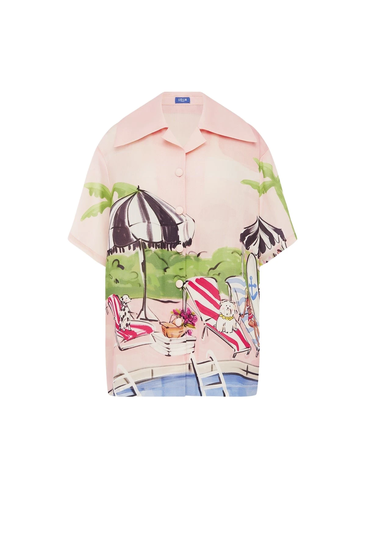 Leo-Lin-Casey51993_nobg Leo Lin Pink Tops This charming