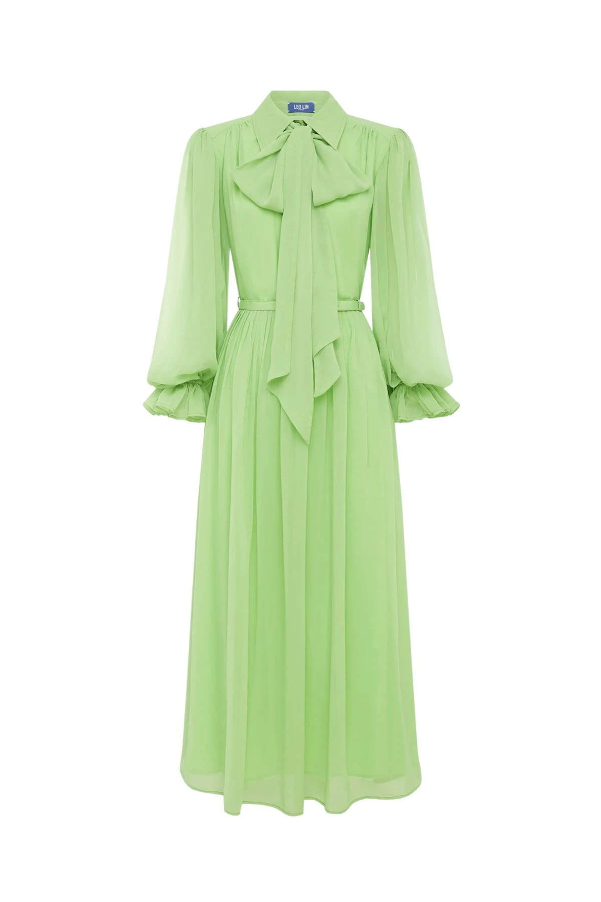 Leo-Lin-Cassie91600_nobg Leo Lin Green Dresses Premium silk blend midi dress