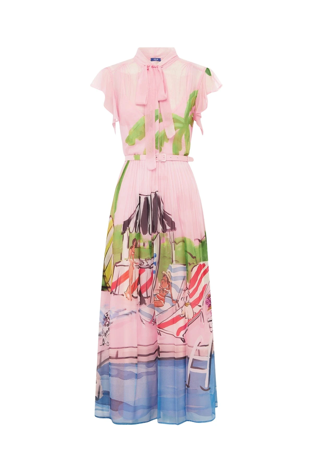 Leo-Lin-Grace57002_nobg Leo Lin Pink Dresses This charming