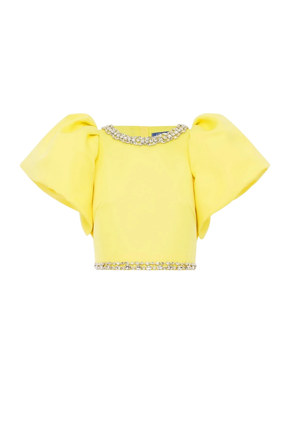 Leo-Lin-Lucia94354_nobg Leo Lin Yellow Tops Premium crop top