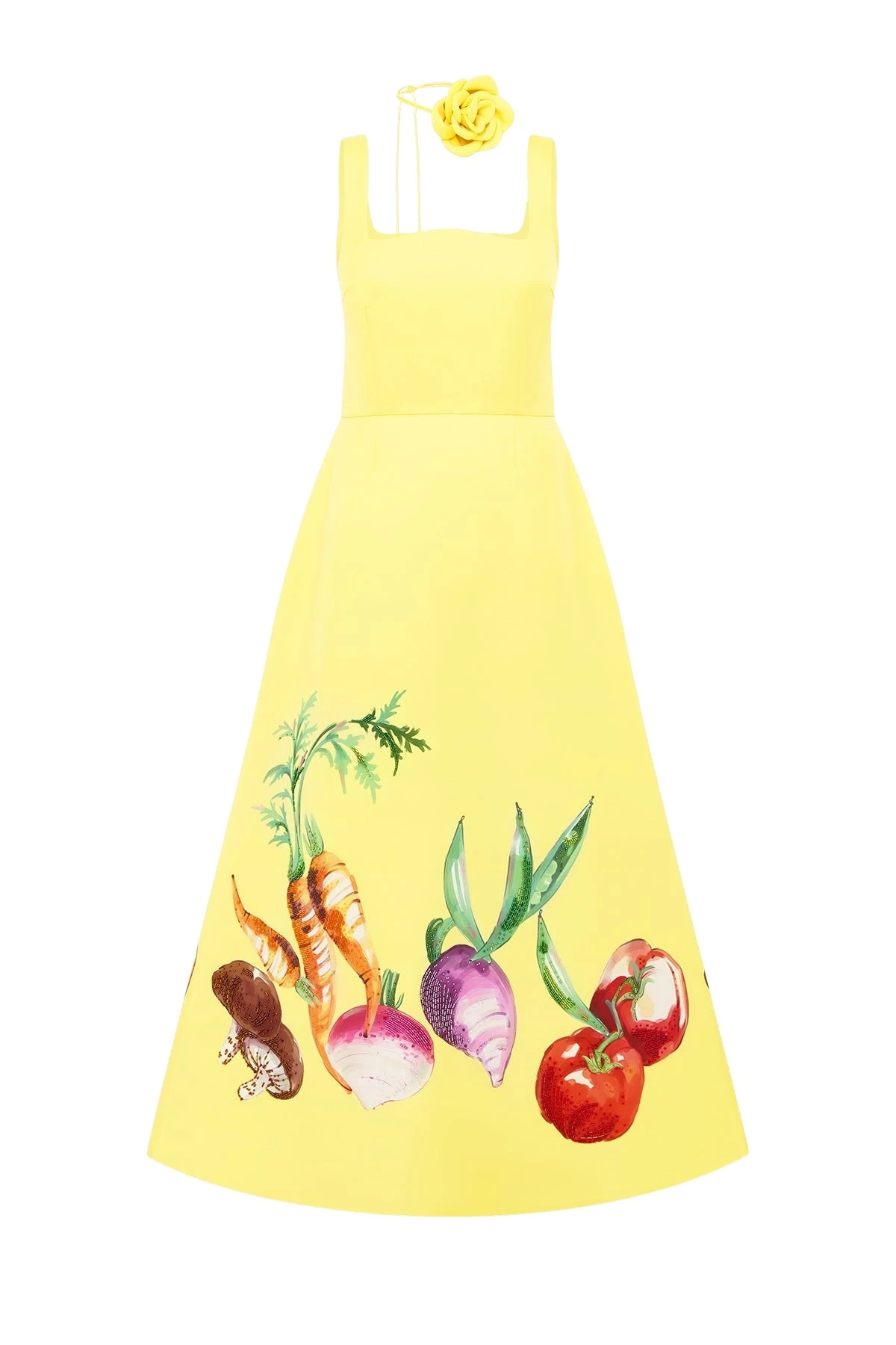 Leo-Lin-Rianne61662_nobg Leo Lin Yellow Dresses Who said veggies cant be fabulous? This is a vibrant