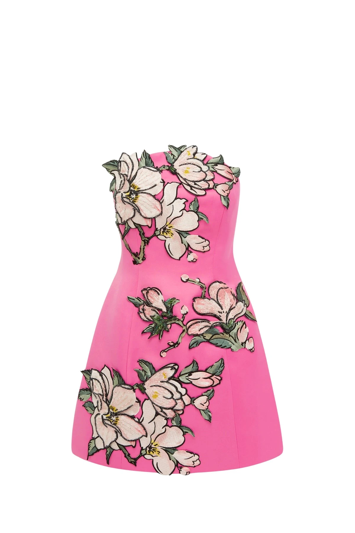 Leo-Lin-Zaria-737855_nobg Leo Lin Pink Dresses Soft pink and ivory magnolias scattered across a gentle base. Light