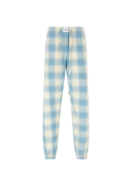 The Attico Light Blue And White Long Pant - The Attico Pants - Designed by Gilda Ambrosio & Giorgia Tordini - Shop at Luxury Shoes 