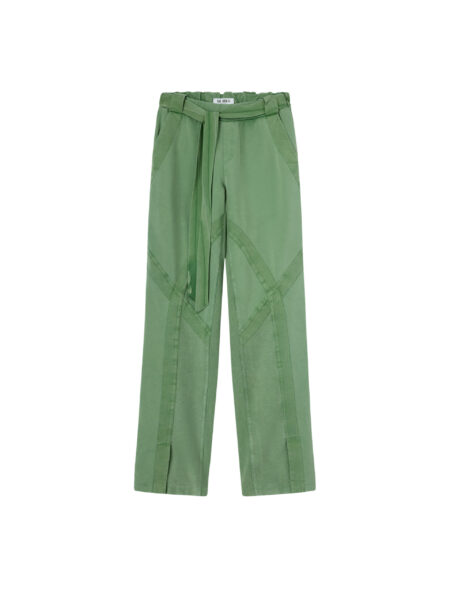 The Attico Light Green Long Pant - The Attico Pants - Designed by Gilda Ambrosio & Giorgia Tordini - Shop at Luxury Shoes 