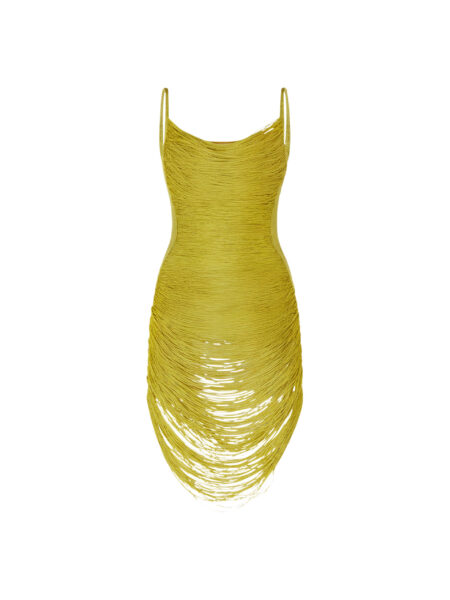 The Attico Light Green Mini Dress - The Attico Dresses - Designed by Gilda Ambrosio & Giorgia Tordini - Shop at Luxury Shoes 