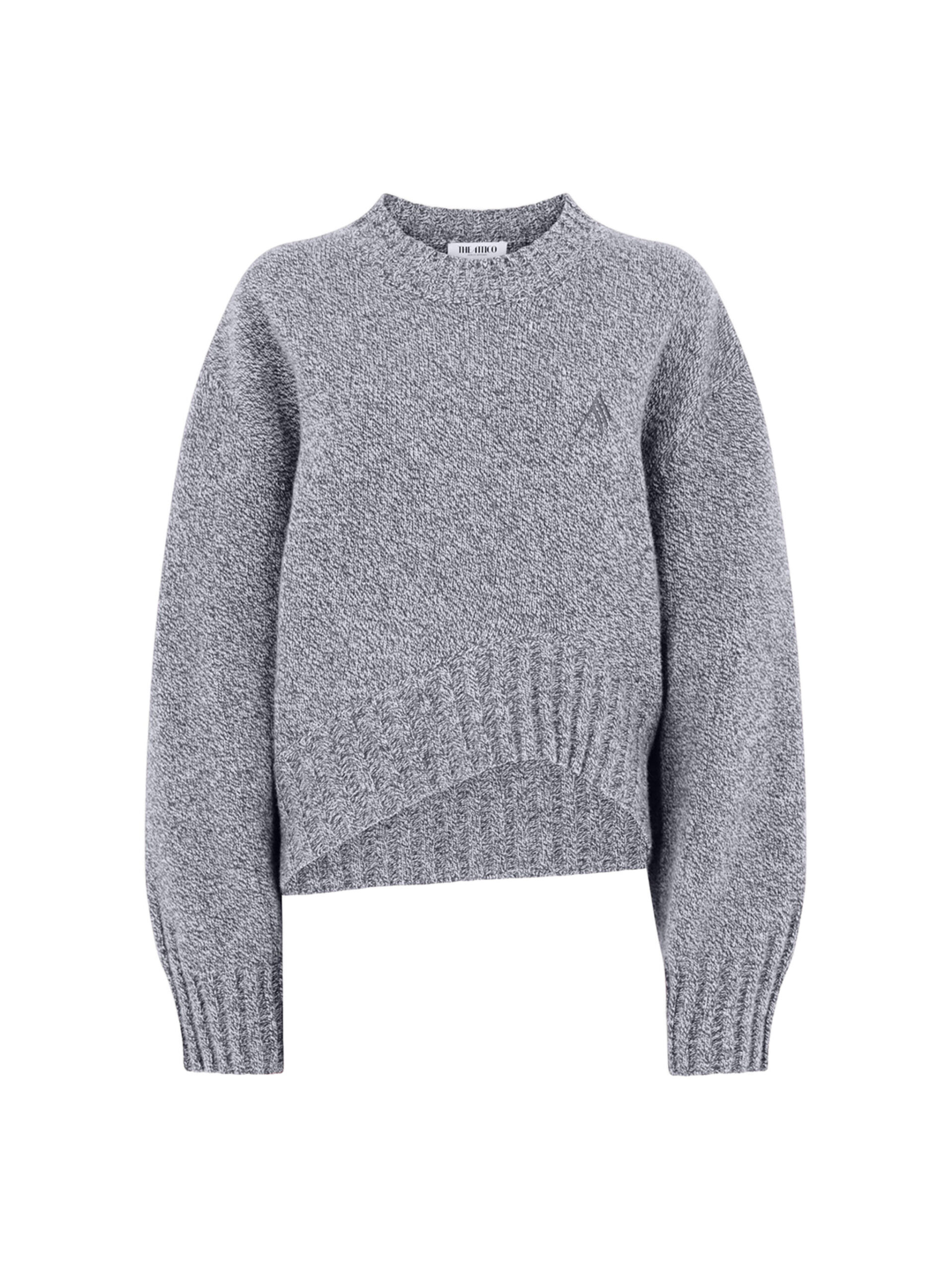 The Attico Light Grey Sweater - The Attico Knitwear - Designed by Gilda Ambrosio & Giorgia Tordini - Shop at Luxury Shoes The Attico Light Grey Sweater - The Attico Knitwear - Designed by Gilda Ambrosio & Giorgia Tordini - Shop at Luxury Shoes
