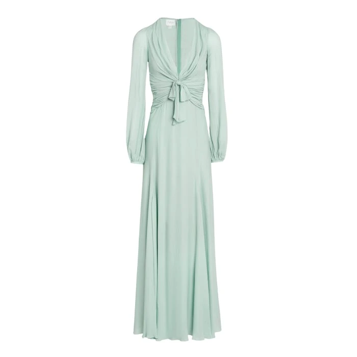 Long-Acqua-Dress-With-Bow-Giambattista-Valli-Dresses-658994_nobg Giambattista Valli Long Acqua Dress With Bow - Giambattista Valli Dresses - Romantic Couture - Shop at Luxury Shoes