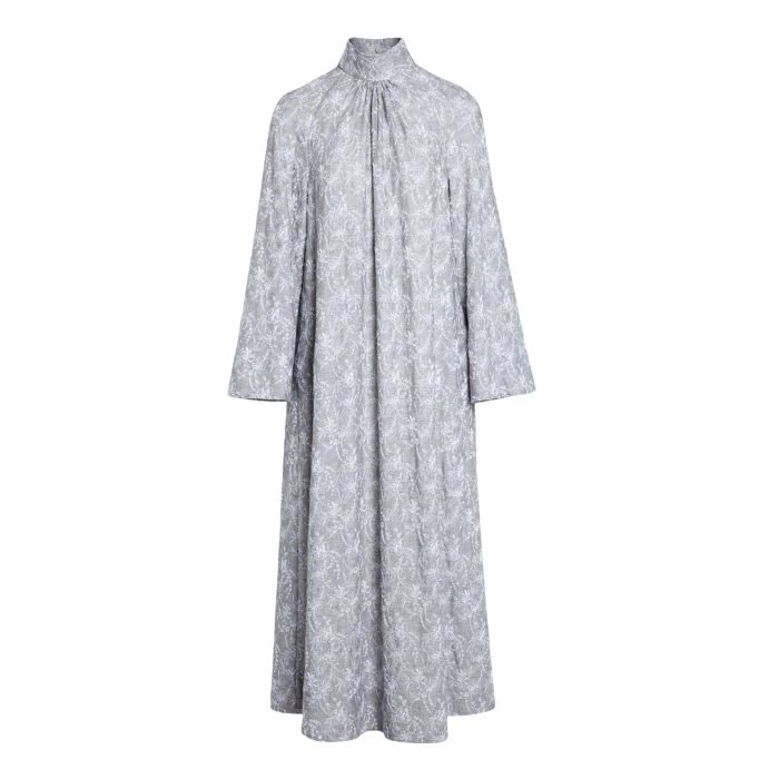 Long-Gray-Dress-In-Chinoiserie-Embroidered-Wool-Giambattista-Valli-Dresses-830672_nobg Giambattista Valli Long Gray Dress In Chinoiserie Embroidered Wool - Giambattista Valli Dresses - Romantic Couture - Shop at Luxury Shoes