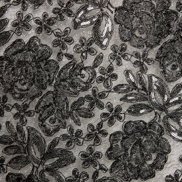 Giambattista Valli Midi Corset Dress With Shimmering Black Embroidery - Giambattista Valli Dresses - Romantic Couture - Shop at Luxury Shoes 