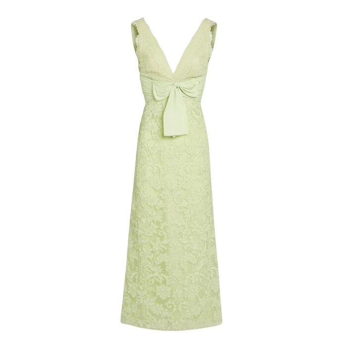 Midi-Lime-Embroidered-Lace-Dress-Giambattista-Valli-Dresses-913380_nobg Giambattista Valli Midi Lime Embroidered Lace Dress - Giambattista Valli Dresses - Romantic Couture - Shop at Luxury Shoes