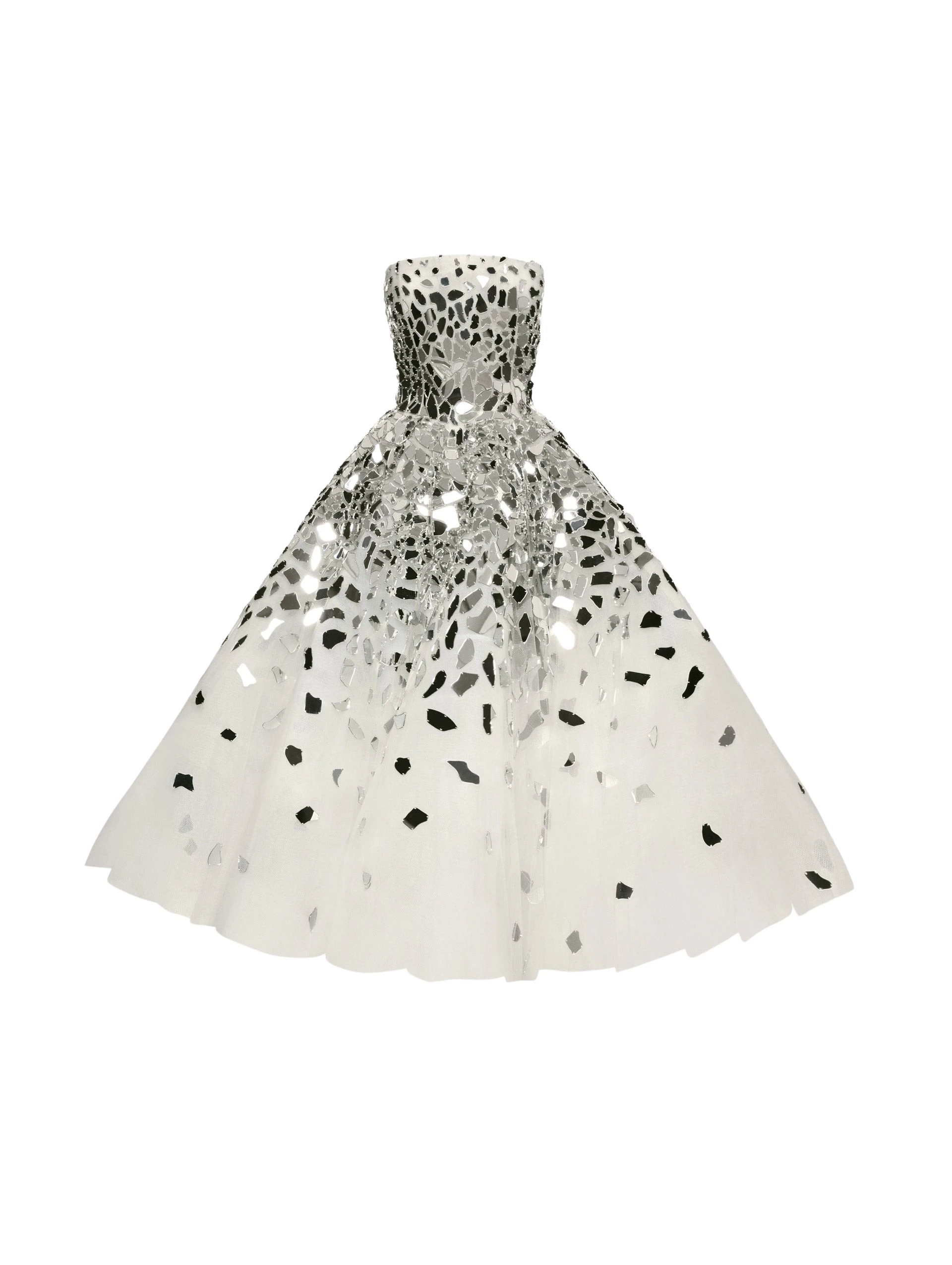 Mirrored-Mosaic-Cocktail-Dress-Oscar-de-la-Renta-Dresses90341_nobg Oscar de la Renta Mirrored Mosaic Cocktail Dress - Oscar de la Renta Dresses - American Couture - Shop at Luxury Shoes