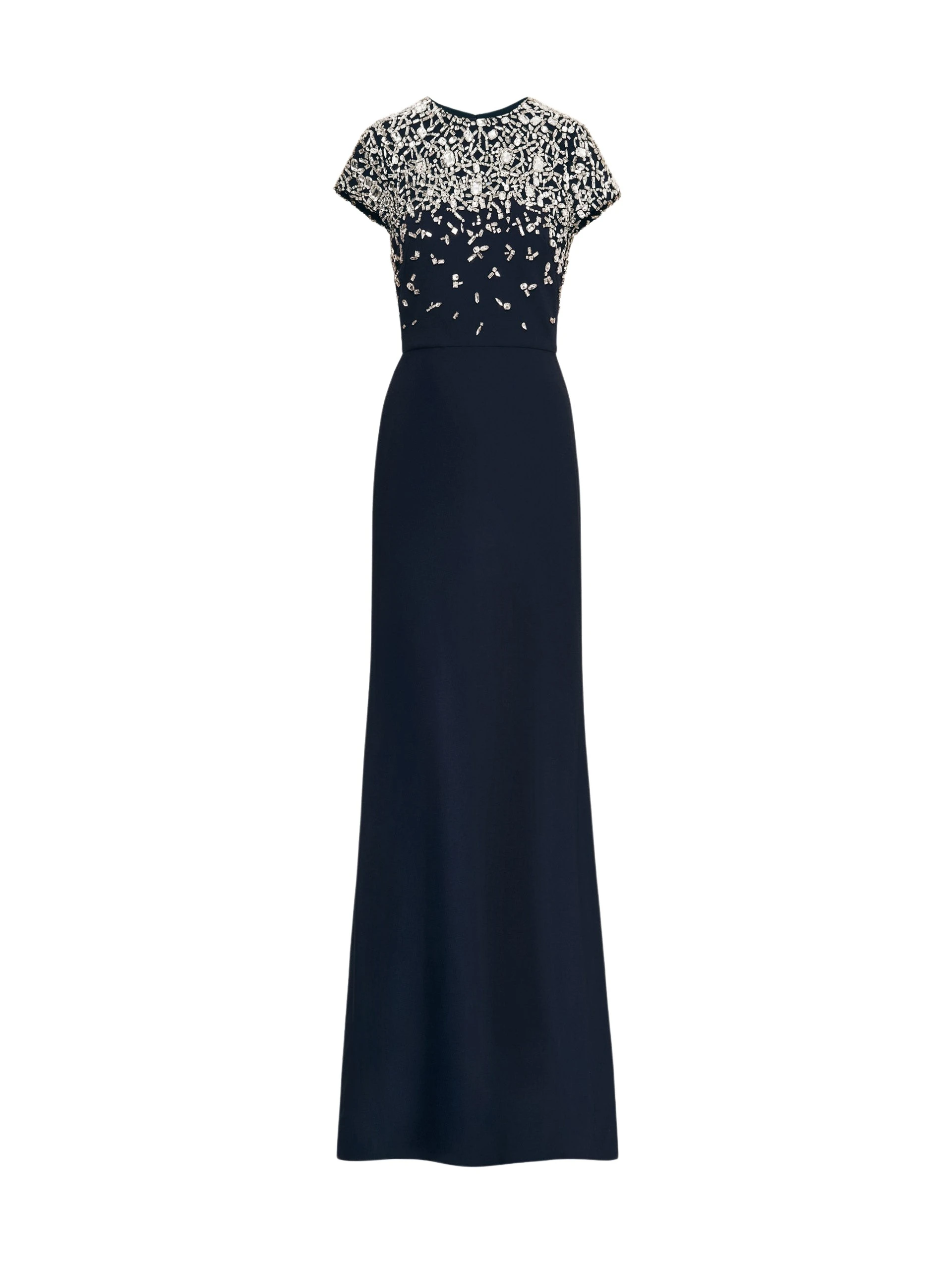 Mosaic-Crystal-Embroidered-Cady-Gown-Oscar-de-la-Renta-Dresses59308_nobg Oscar de la Renta Mosaic Crystal Embroidered Cady Gown - Oscar de la Renta Dresses - American Couture - Shop at Luxury Shoes