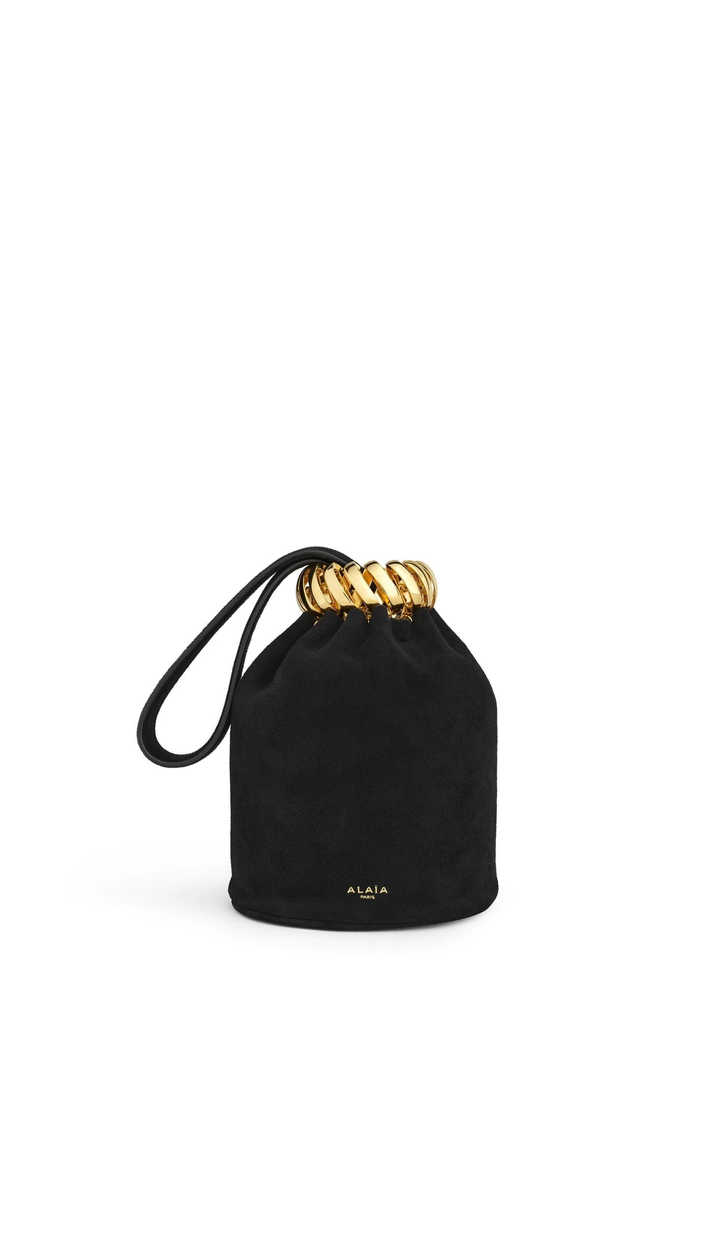 Alaïa Motion Bracelet Bag In Suede - Alaia Bags - Laser Cut Luxury - Shop at Luxury Shoes Alaïa Motion Bracelet Bag In Suede - Alaia Bags - Laser Cut Luxury - Shop at Luxury Shoes