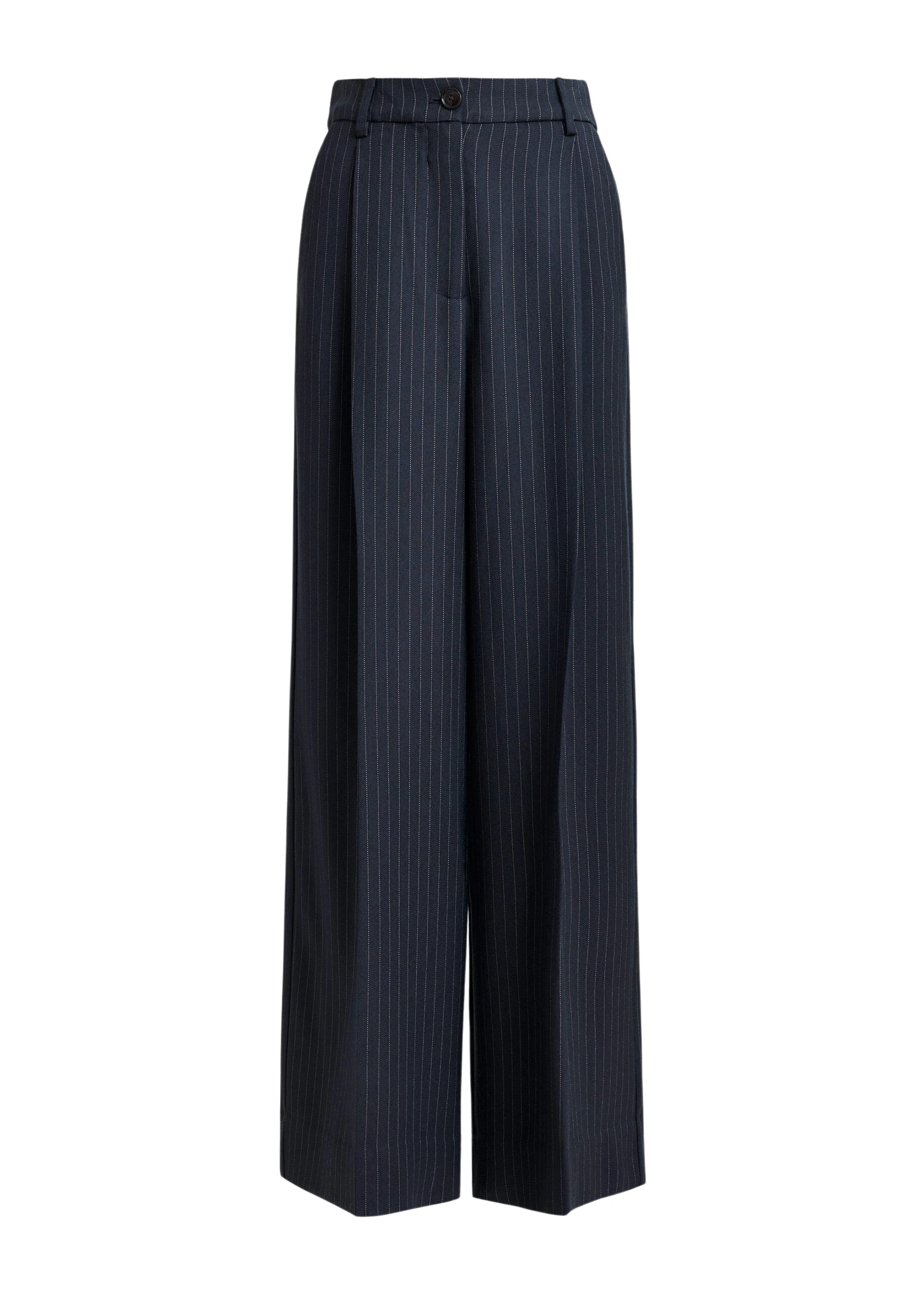 Navy-and-white-pinstripe-wide-leg-pants-Essentiel-Antwerp-Pants-scaled98256_nobg Essentiel Antwerp Navy and white pinstripe wide-leg pants - Essentiel Antwerp Pants - Colorful Belgian Design - Shop at Luxury Shoes