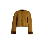 Nour-Hammour-Willow-Cropped-Shearling-Cardigan-scaled36123_nobg Nour Hammour Knitwear Color | Willow Cropped Shearling Cardigan luxury leather Knitwear from Luxury Shoes