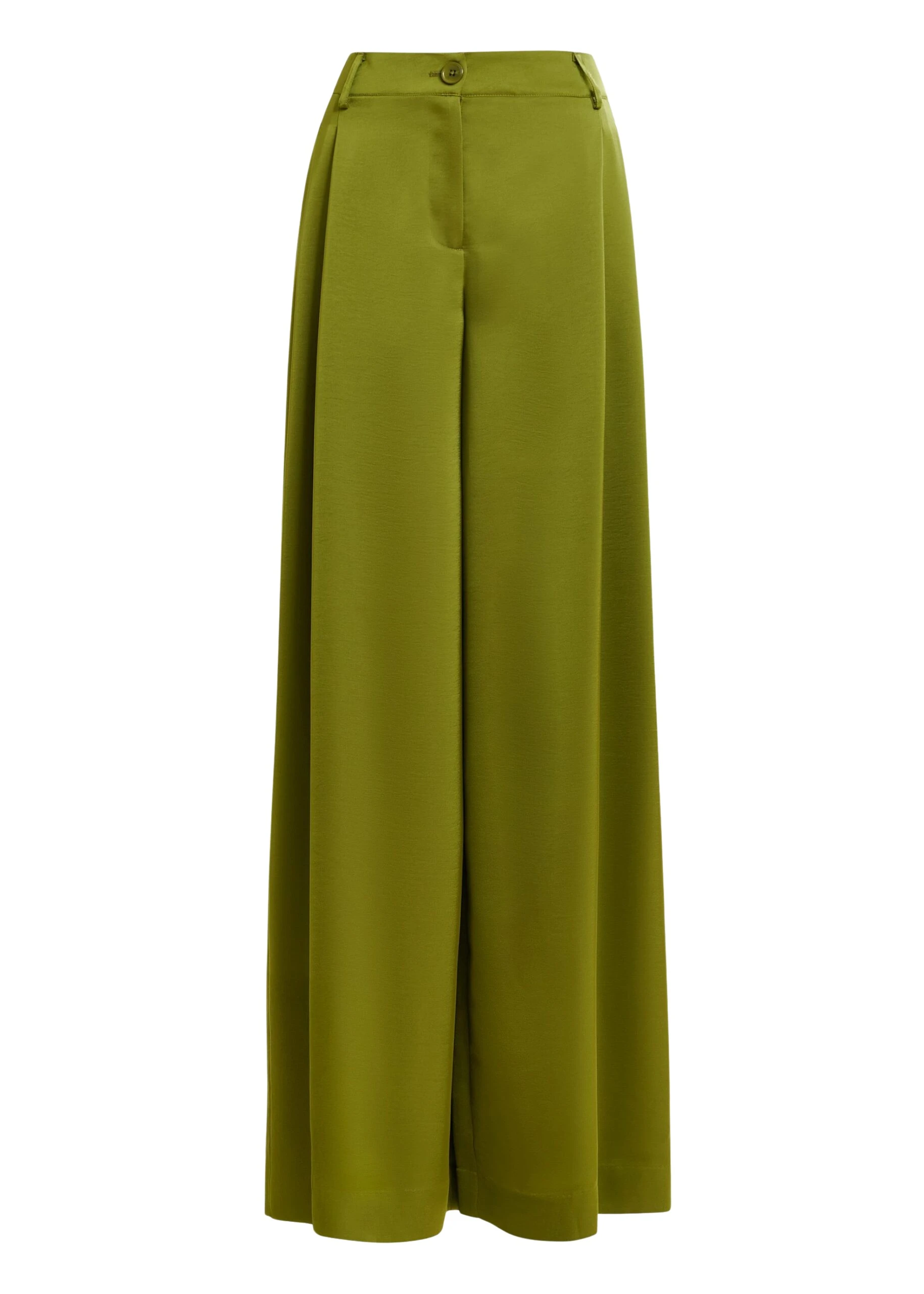 Olive-green-wide-leg-satin-pants-Essentiel-Antwerp-Pants-scaled47892_nobg Essentiel Antwerp Olive green wide-leg satin pants - Essentiel Antwerp Pants - Colorful Belgian Design - Shop at Luxury Shoes