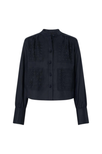 Oroton Doilie Detail Top - Oroton Tops - Australian Heritage Luxury - Shop at Luxury Shoes 
