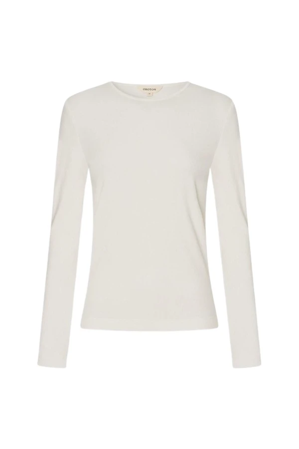 Oroton-Eve-Fine-Rib-Tee40218_nobg Oroton Eve Fine Rib Tee - Oroton Tops - Australian Heritage Luxury - Shop at Luxury Shoes