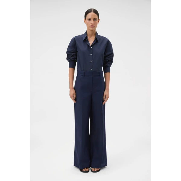Oroton Flat Front Wide Leg Pant - Oroton Pants - Australian Heritage Luxury - Shop at Luxury Shoes 