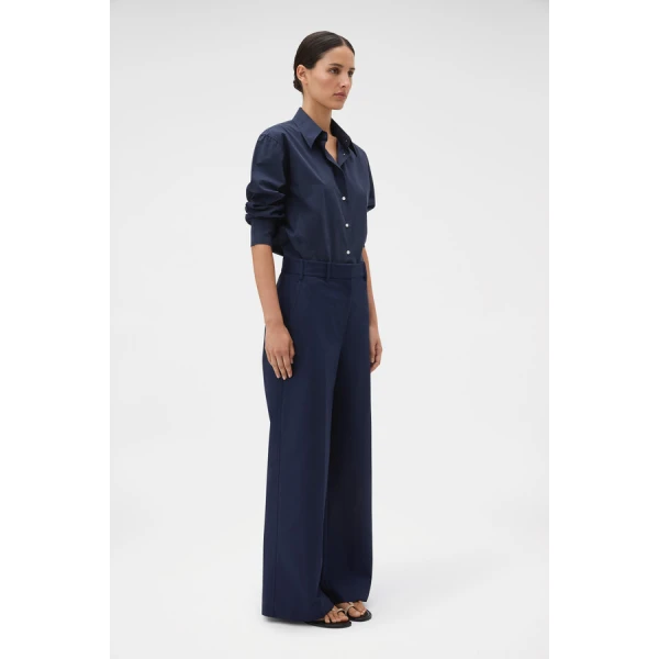 Oroton Flat Front Wide Leg Pant - Oroton Pants - Australian Heritage Luxury - Shop at Luxury Shoes 