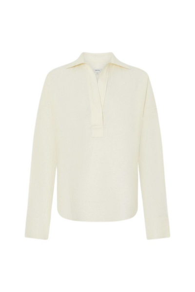 Oroton Half Placket Tunic - Oroton Tops - Australian Heritage Luxury - Shop at Luxury Shoes 