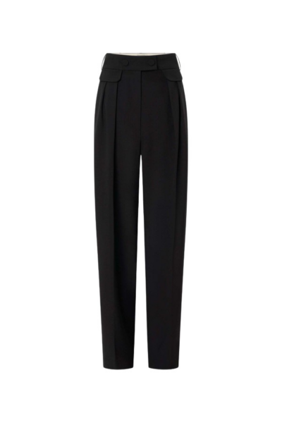 Oroton High Waist Pleat Pant - Oroton Pants - Australian Heritage Luxury - Shop at Luxury Shoes 