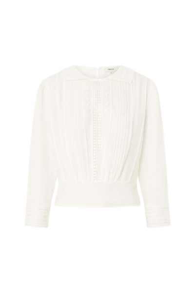 Oroton Lace Detail Blouse - Oroton Tops - Australian Heritage Luxury - Shop at Luxury Shoes 
