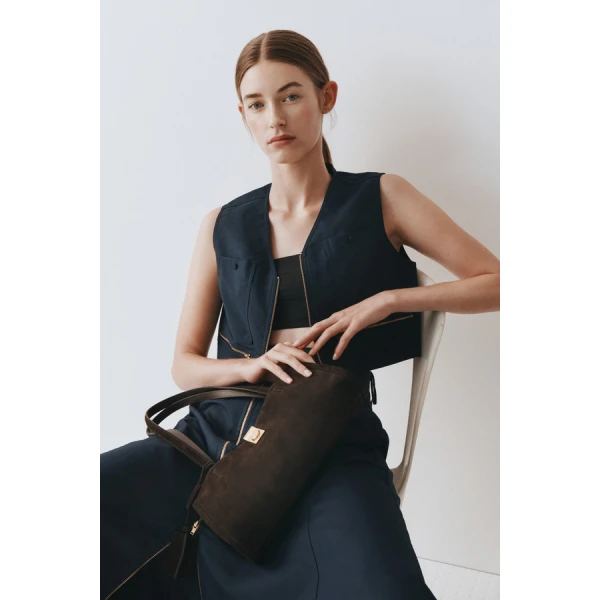 Oroton Pocket Detail Vest - Oroton Tops - Australian Heritage Luxury - Shop at Luxury Shoes 