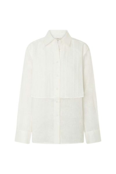 Oroton Stitch Detail Shirt - Oroton Tops - Australian Heritage Luxury - Shop at Luxury Shoes 