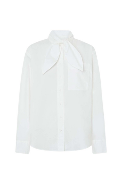 Oroton Tie Neck Shirt - Oroton Tops - Australian Heritage Luxury - Shop at Luxury Shoes 