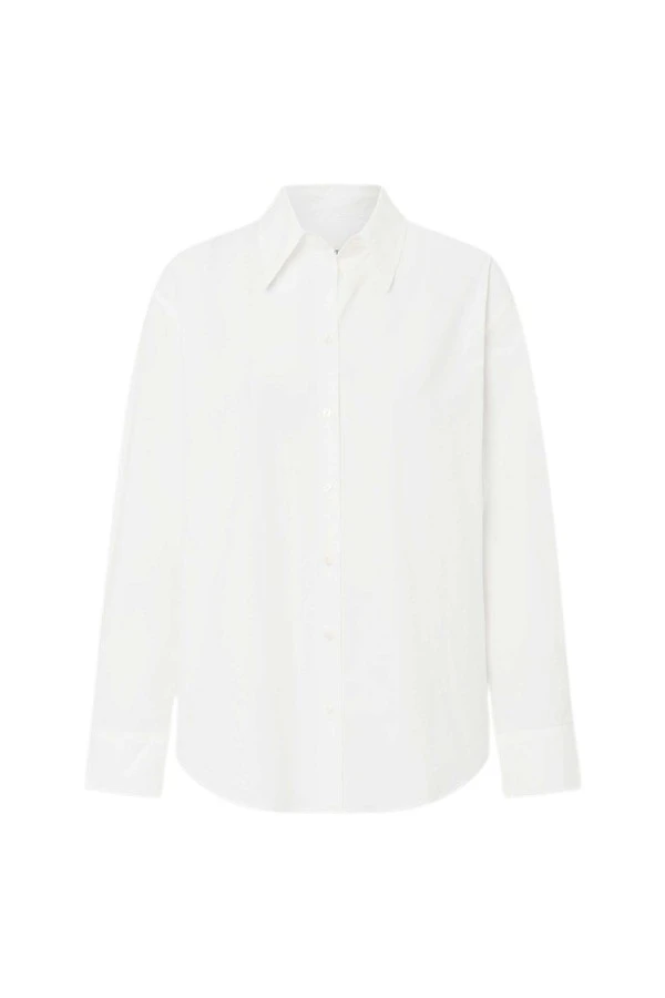 Oroton-Wren-Poplin-Shirt-693591_nobg Oroton Wren Poplin Shirt - Oroton Tops - Australian Heritage Luxury - Shop at Luxury Shoes