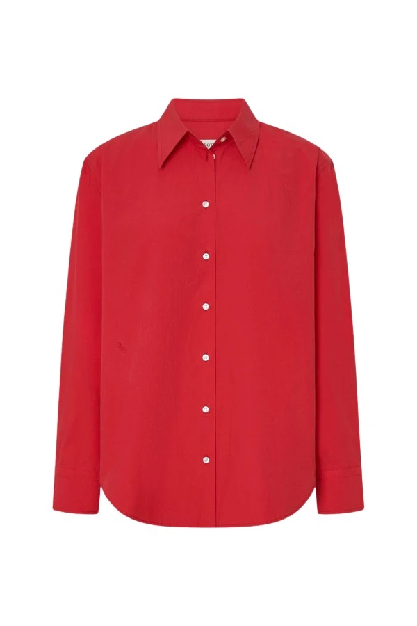 Oroton-Wren-Poplin-Shirt84106_nobg Oroton Wren Poplin Shirt - Oroton Tops - Australian Heritage Luxury - Shop at Luxury Shoes