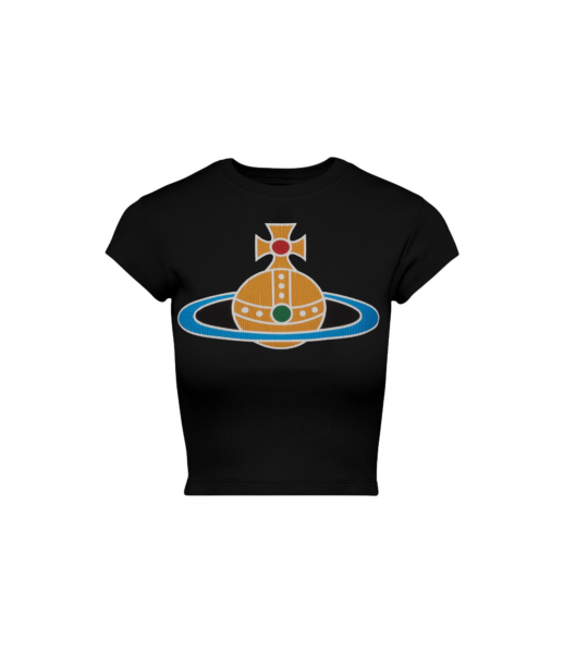 Vivienne Westwood Oversized Orb Baby Peru T-shirt - Vivienne Westwood Tops - Punk Luxury - Shop at Luxury Shoes 