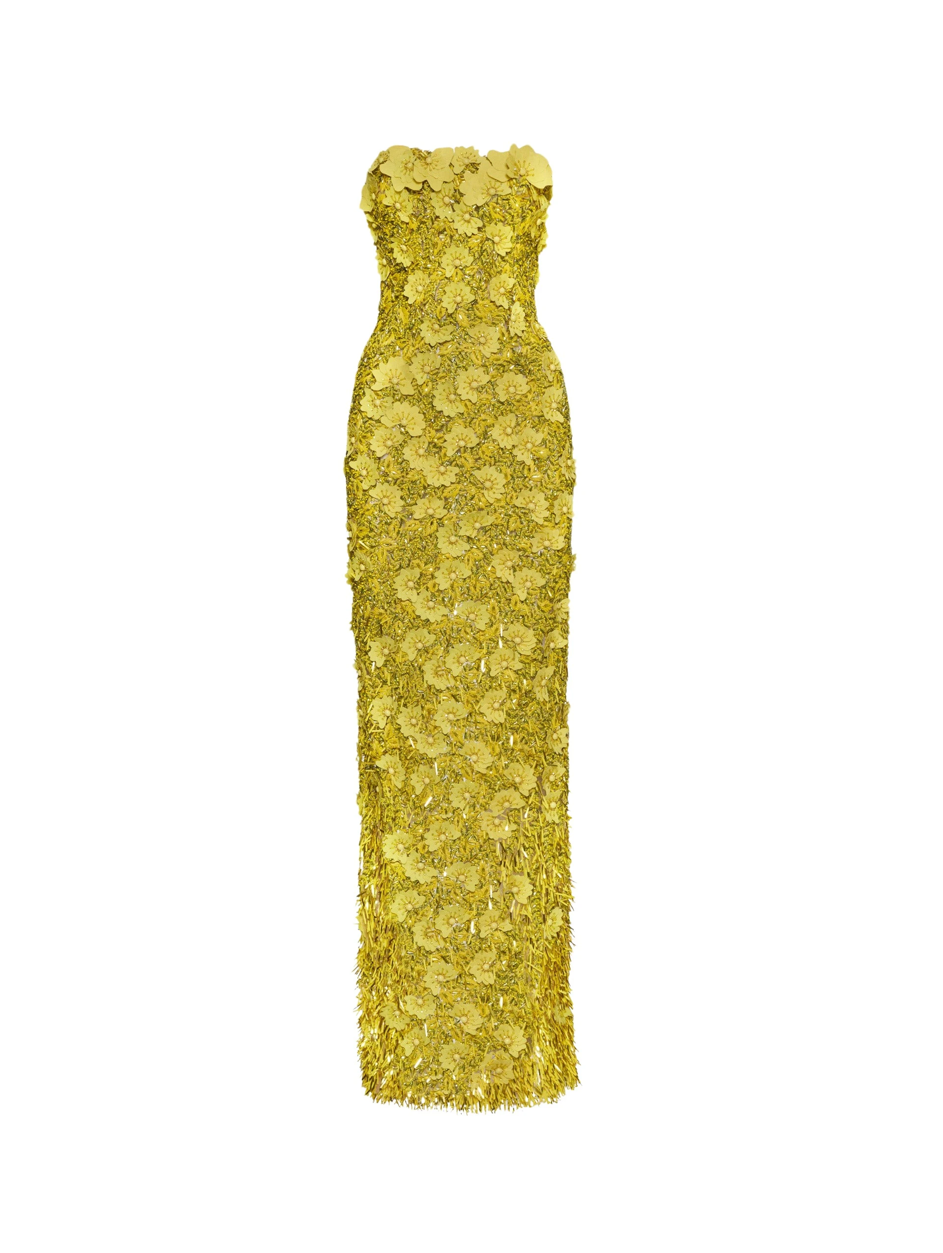 Peony-Sequin-and-Raffia-Embroidered-Gown-Oscar-de-la-Renta-Dresses19004_nobg Oscar de la Renta Peony Sequin and Raffia Embroidered Gown - Oscar de la Renta Dresses - American Couture - Shop at Luxury Shoes