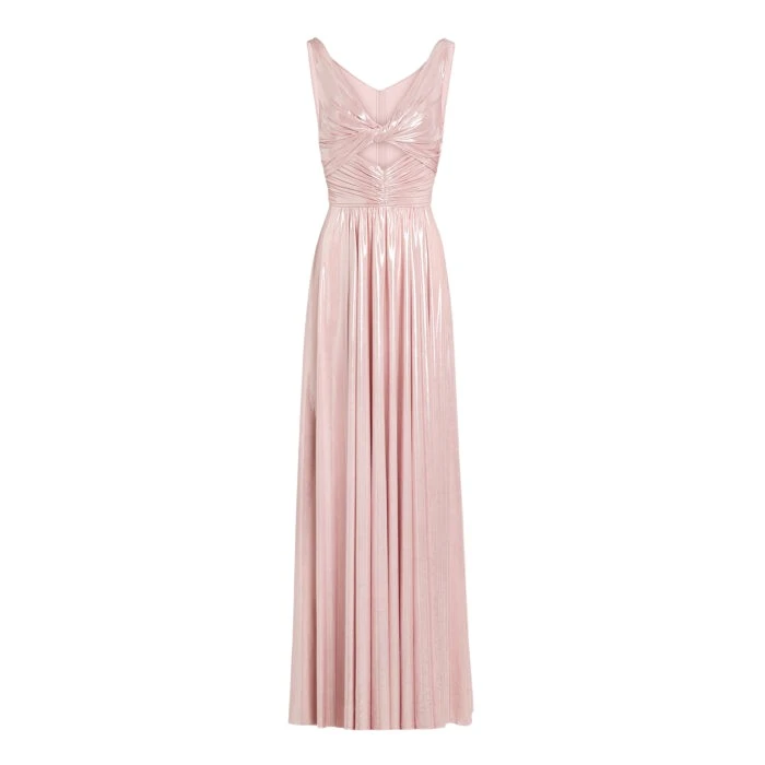 Pink-Dress-In-Liquid-Jersey-With-Crossover-Draping-Giambattista-Valli-Dresses-882908_nobg Giambattista Valli Pink Dress In Liquid Jersey With Crossover Draping - Giambattista Valli Dresses - Romantic Couture - Shop at Luxury Shoes