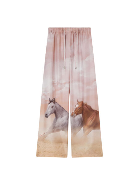 The Attico Pink Shades Long Pant - The Attico Pants - Designed by Gilda Ambrosio & Giorgia Tordini - Shop at Luxury Shoes 