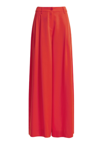 Essentiel Antwerp Red wide-leg pants - Essentiel Antwerp Pants - Colorful Belgian Design - Shop at Luxury Shoes 