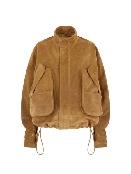 The Attico Sand Bomber - The Attico Jackets - Designed by Gilda Ambrosio & Giorgia Tordini - Shop at Luxury Shoes 