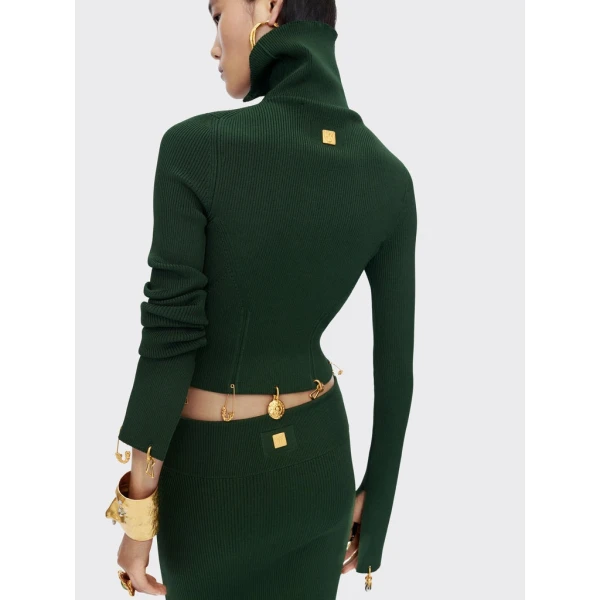 Schiaparelli Anatomical Charms Knitted Jumper Knitwear in Schiaparelli Authentic Luxury Fashion at Luxury Shoes 