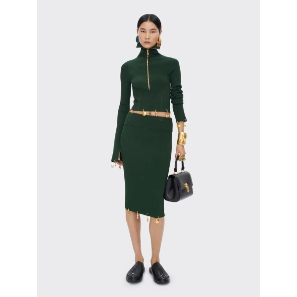 Schiaparelli Anatomical Charms Knitted Skirt Skirts in Schiaparelli Authentic Luxury Fashion at Luxury Shoes 